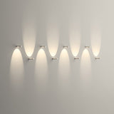 Modern LED Outdoor Cylinder Wall Sconce Waterproof Exterior Lighting for Courtyard