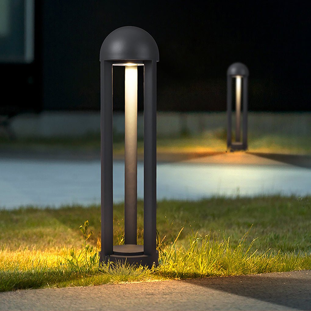 Modern LED Outdoor Landscape Path Light Waterproof Garden Bollard Lamp for Villa Courtyard