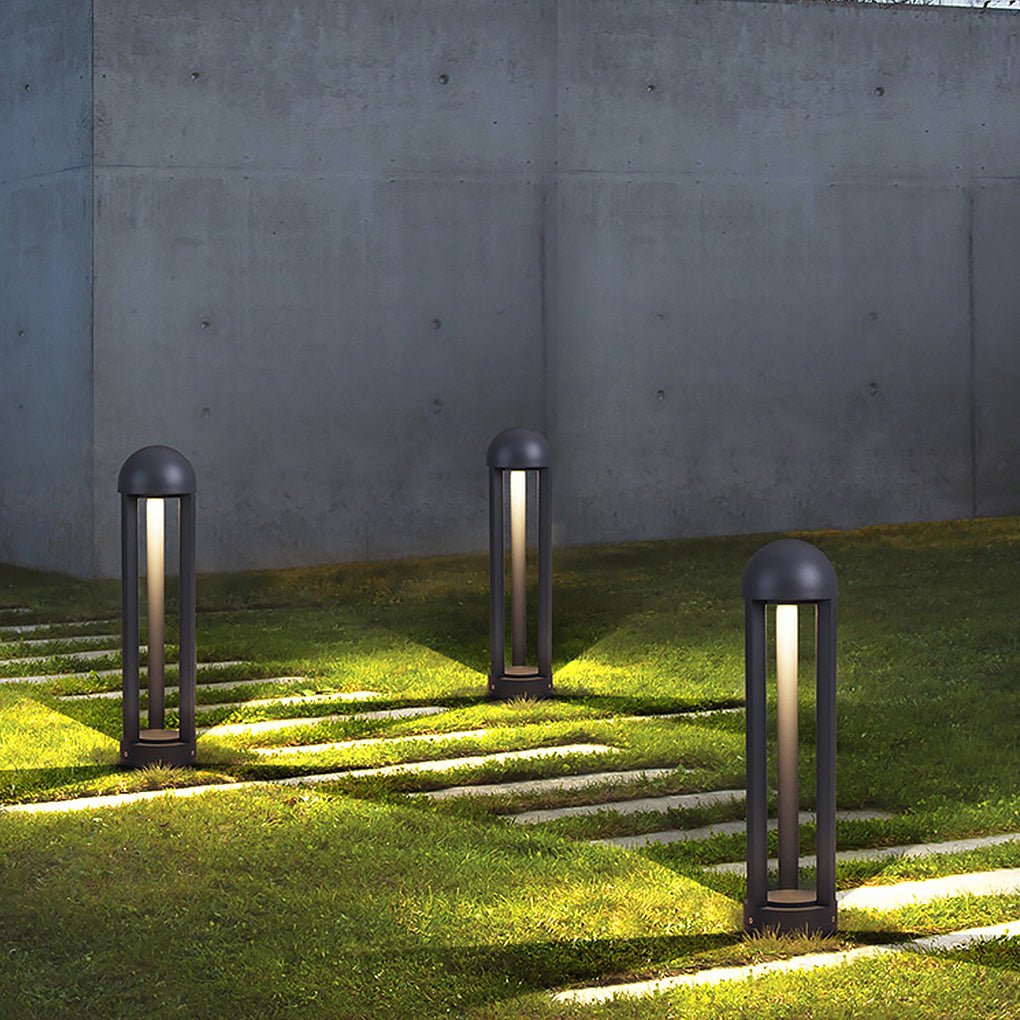 Modern LED Outdoor Landscape Path Light Waterproof Garden Bollard Lamp for Villa Courtyard