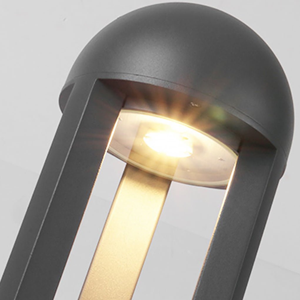 Modern LED Outdoor Landscape Path Light Waterproof Garden Bollard Lamp for Villa Courtyard