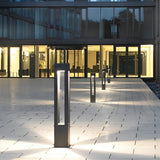 Modern LED Outdoor Post Light Waterproof Path Lamp for Garden Patio Landscape Lighting in Black