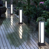 Modern LED Outdoor Post Lights Waterproof Stainless Steel Garden Pathway Deck Lighting Landscape Pillar Lamps