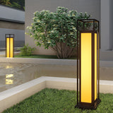 Modern LED Outdoor Post Lights Waterproof Stainless Steel Garden Pathway Deck Lighting Landscape Pillar Lamps