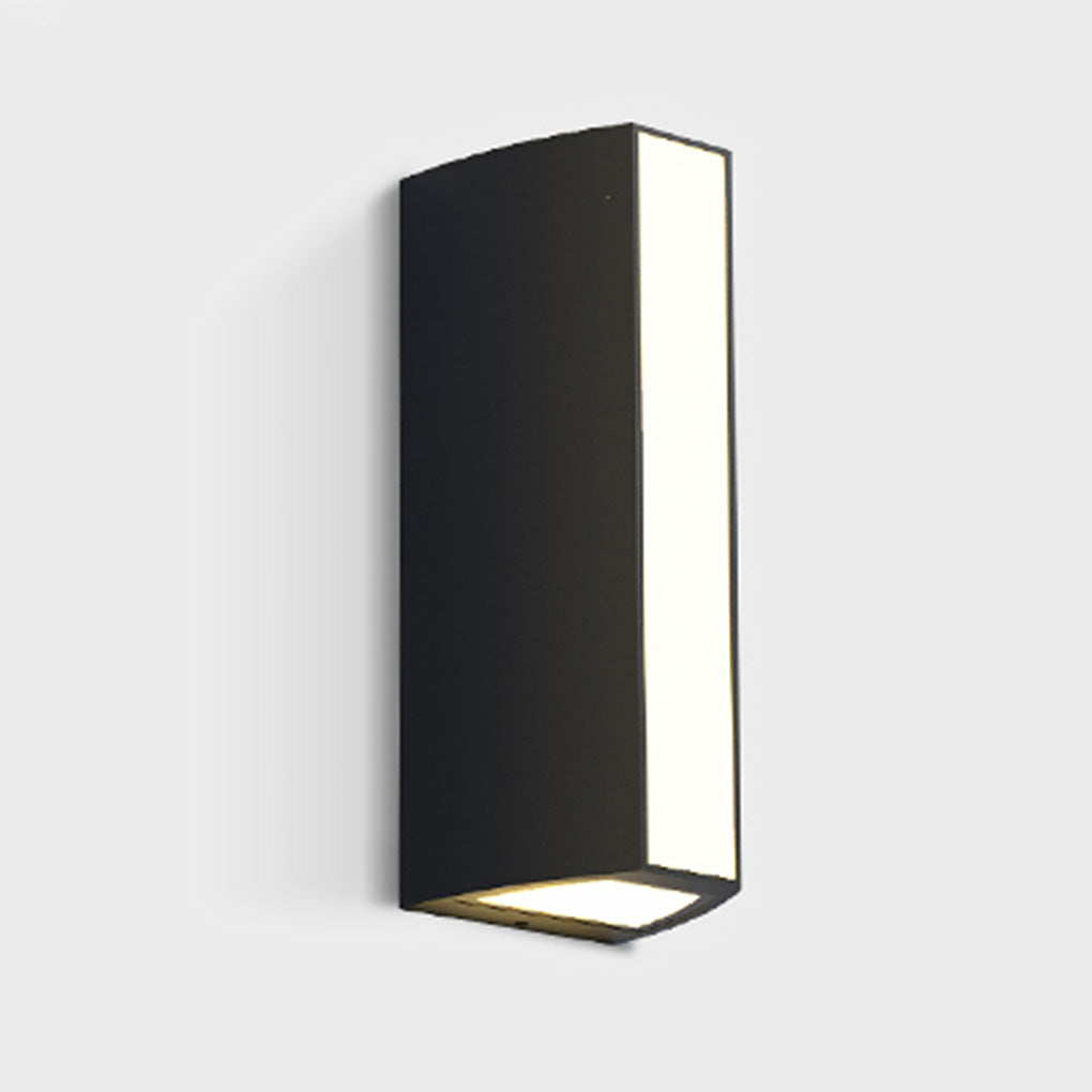 Modern LED Outdoor Up and Down Wall Light Waterproof Exterior Sconce for Patio Porch and Garden
