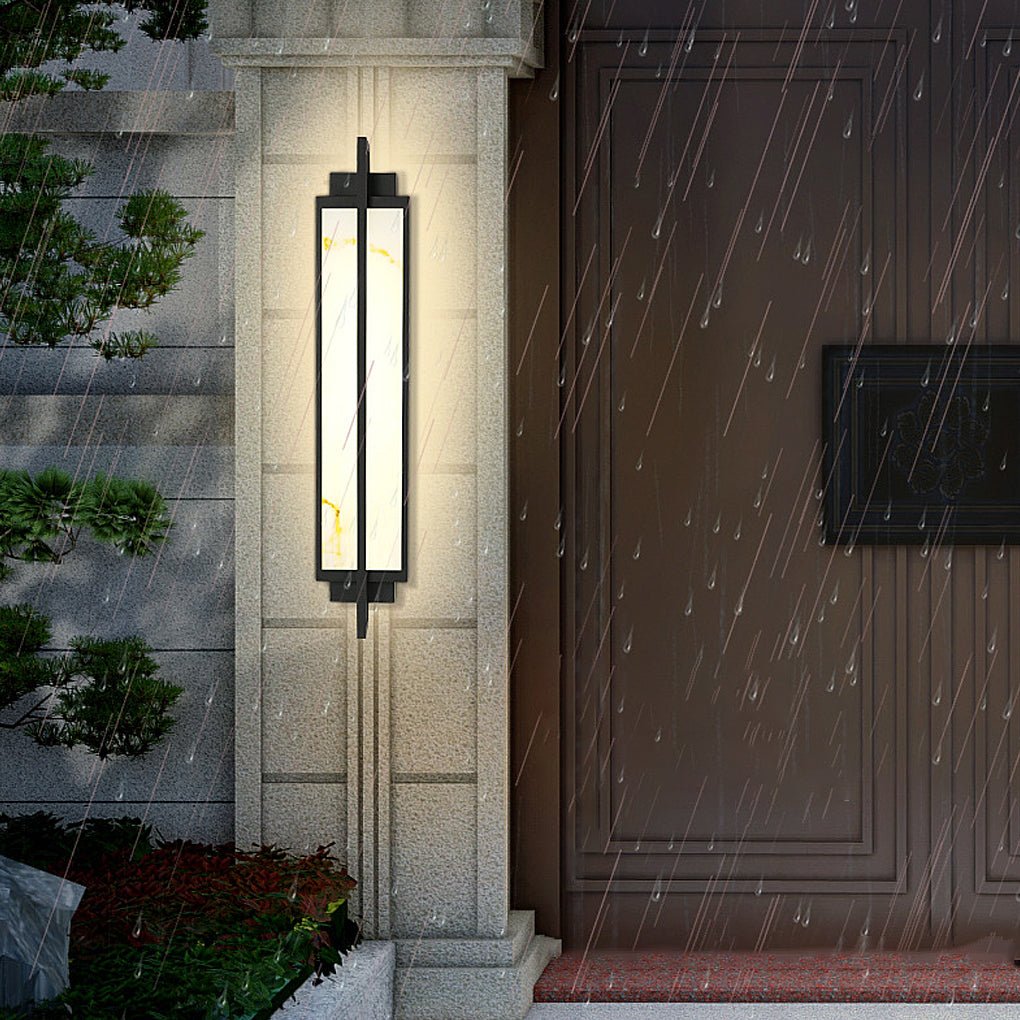 Modern LED Outdoor Wall Light Waterproof Exterior Sconce for Patio Courtyard Stainless Steel