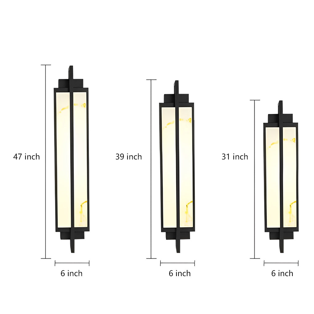 Modern LED Outdoor Wall Light Waterproof Exterior Sconce for Patio Courtyard Stainless Steel