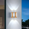 Modern LED Outdoor Wall Sconce Waterproof Up and Down Exterior Lighting for Garden and Villa