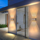 Modern LED Outdoor Wall Sconce Waterproof Up and Down Exterior Lighting for Garden and Villa