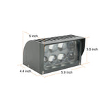 Modern LED Outdoor Wall Spotlight Waterproof IP65 Exterior Architectural Wall Washer Lamp 24W