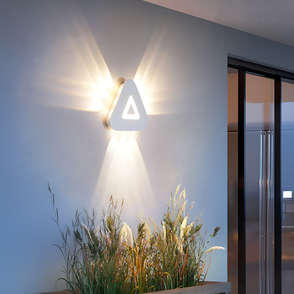Modern LED Outdoor Wall Washer Sconce Waterproof Exterior Lighting for Villa and Garden