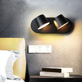Modern LED Reading Wall Sconce with Rotatable Head and Adjustable Beam Angle