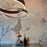 Modern LED Ring Pendant Light Circular Minimalist Chandelier for Living Room and Bedroom