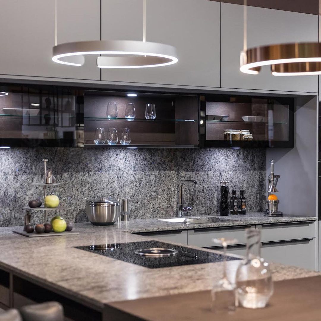 Modern LED Ring Pendant Light Circular Minimalist Chandelier for Living Room and Bedroom