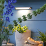 Modern LED Solar Wall Light for Outdoor Signage and Garden Waterproof Adjustable Aluminum Sconce