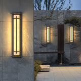 Modern LED Square Outdoor Wall Sconce IP65 Waterproof Exterior Light for Garden Path