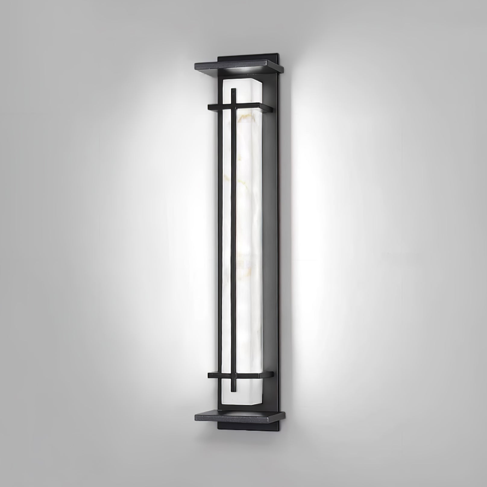 Modern LED Square Outdoor Wall Sconce IP65 Waterproof Exterior Light for Garden Path
