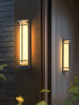 Modern LED Square Outdoor Wall Sconce IP65 Waterproof Exterior Light for Garden Path