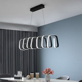 Modern LED Triangular Pendant Light Dimmable Acrylic Ceiling Fixture for Kitchen and Dining Room