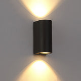 Modern LED Up and Down Outdoor Wall Sconce Waterproof Aluminum Exterior Lighting for Porch and Garden