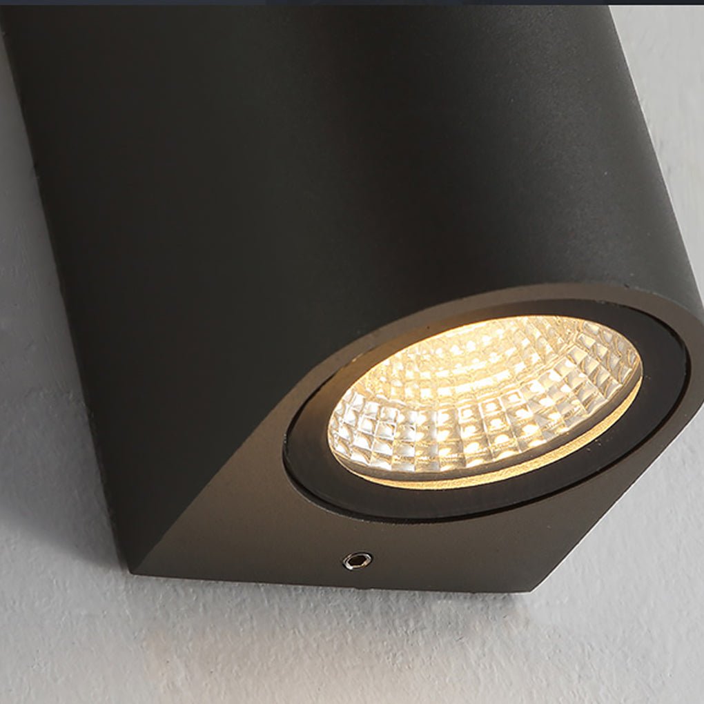 Modern LED Up and Down Outdoor Wall Sconce Waterproof Aluminum Exterior Lighting for Porch and Garden