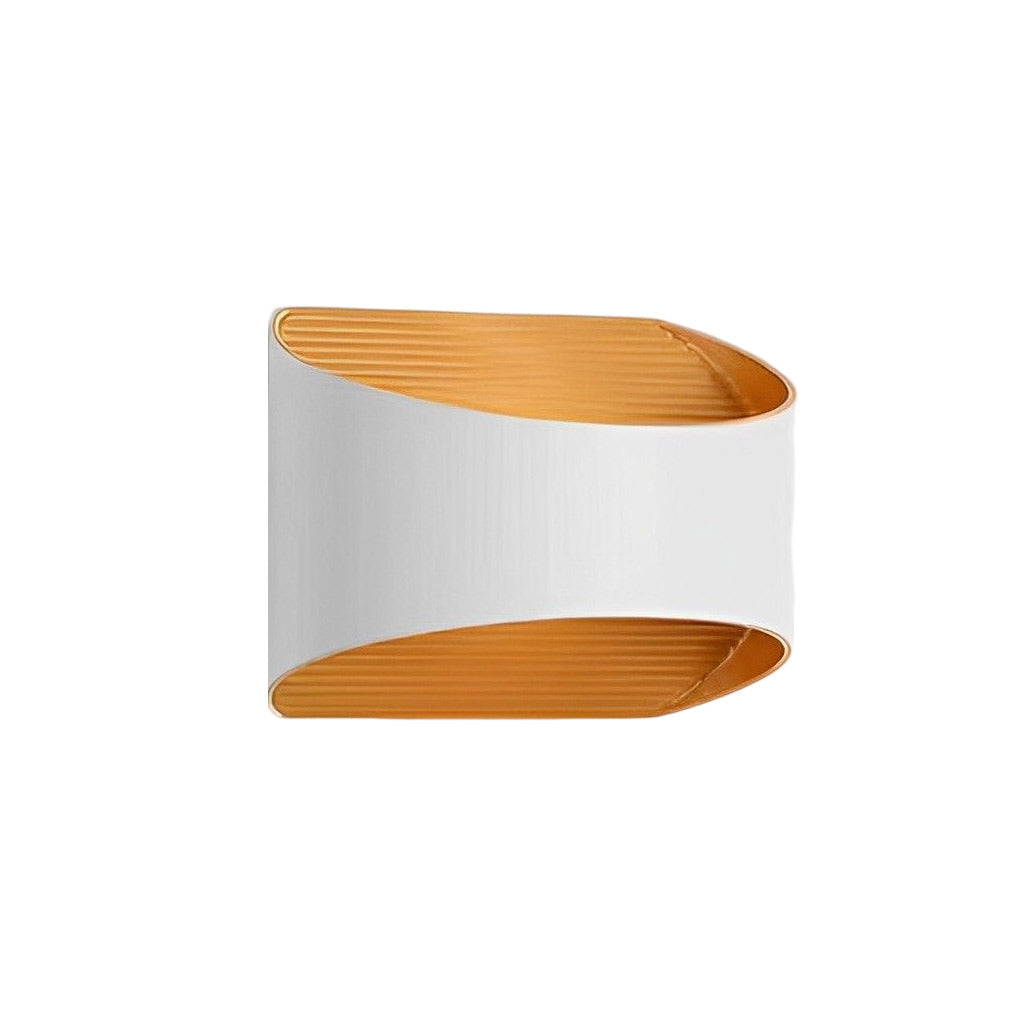 Modern LED Up and Down Outdoor Wall Sconce Waterproof Exterior Porch Lamp in Aluminum
