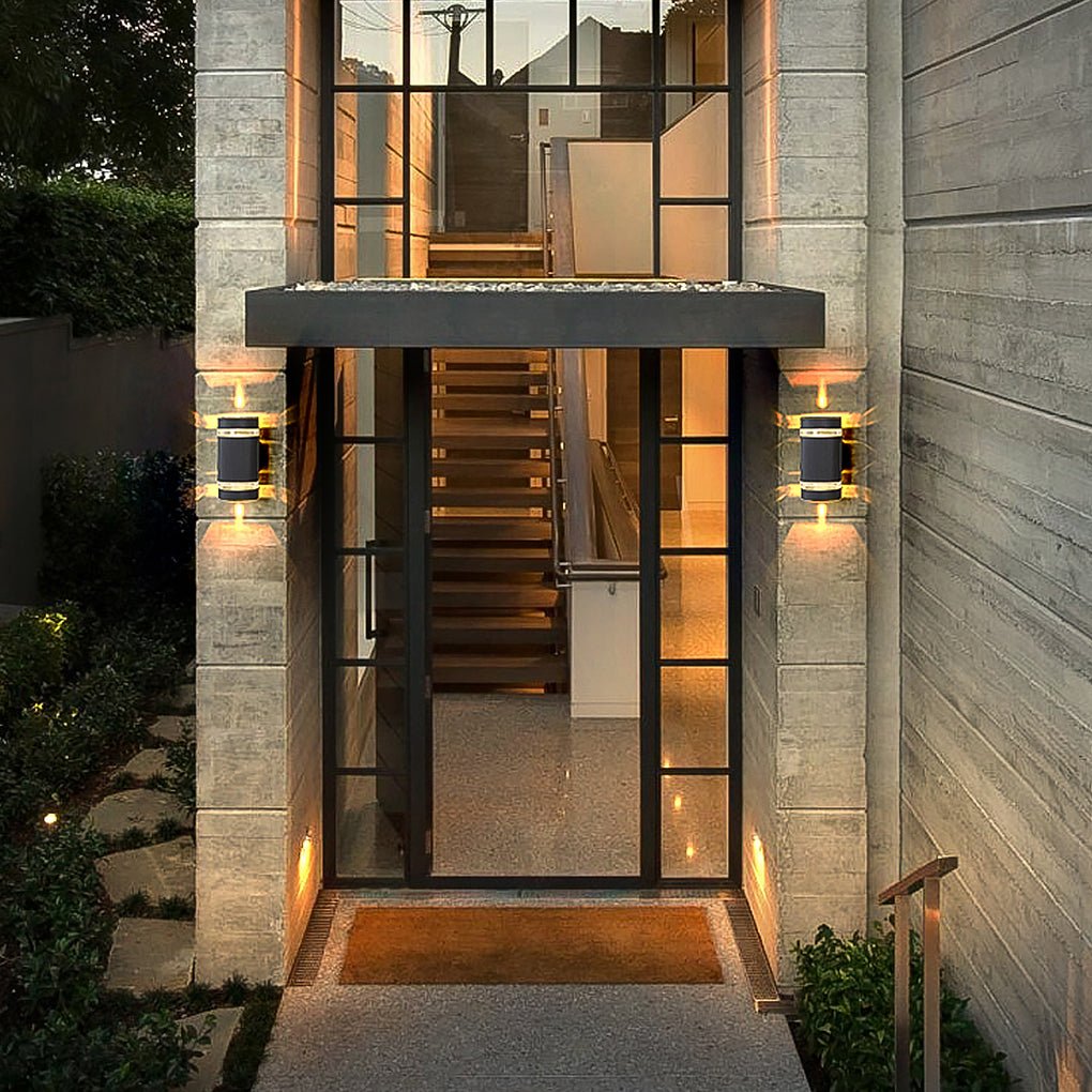 Modern LED Up and Down Outdoor Wall Sconce Waterproof IP54 Porch and Garden Light