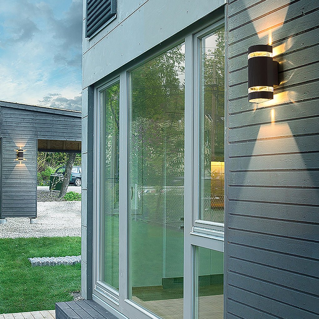 Modern LED Up and Down Outdoor Wall Sconce Waterproof IP54 Porch and Garden Light