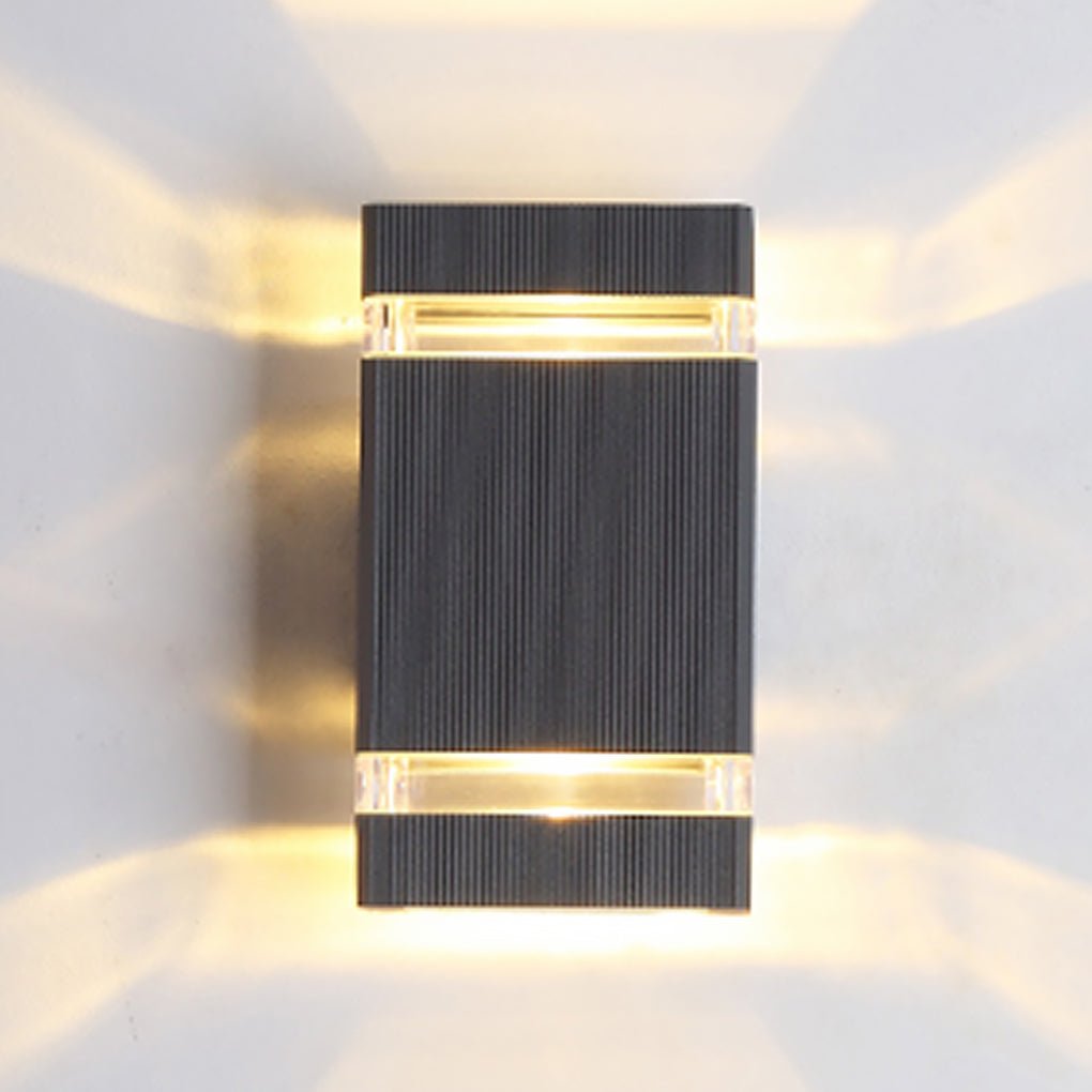Modern LED Up and Down Outdoor Wall Sconce Waterproof IP54 Porch and Garden Light