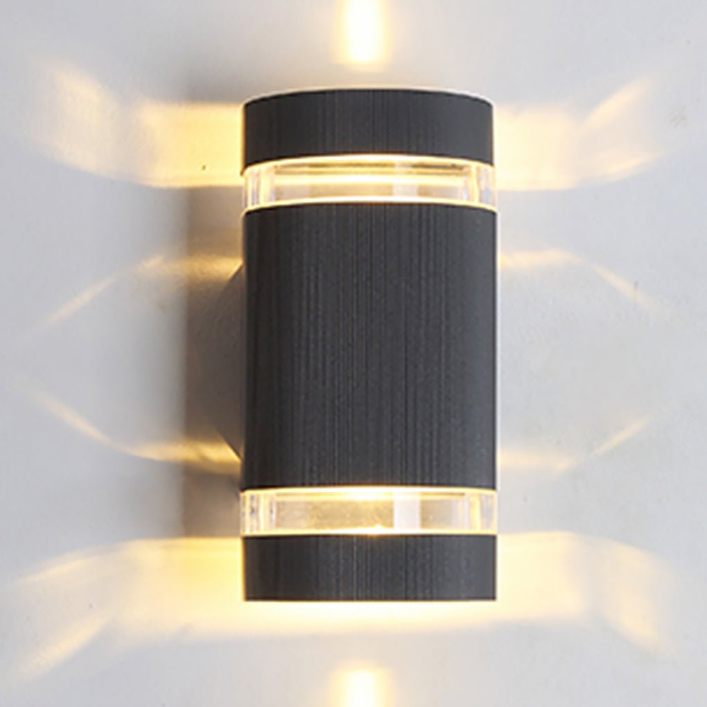 Modern LED Up and Down Outdoor Wall Sconce Waterproof IP54 Porch and Garden Light