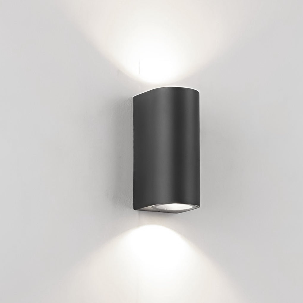 Modern LED Up and Down Outdoor Wall Sconce Waterproof IP65 Aluminum Exterior Porch Light