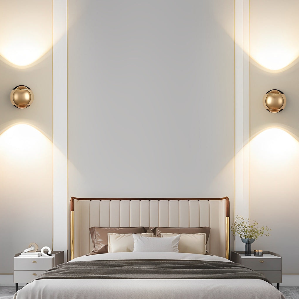 Modern LED Up and Down Wall Sconce Aluminum Wall Washer Lamp for Corridor and Bedroom