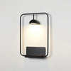 Modern LED Wall Sconce with Integrated Display Shelf Functional Metal Downlight Wall Lamp
