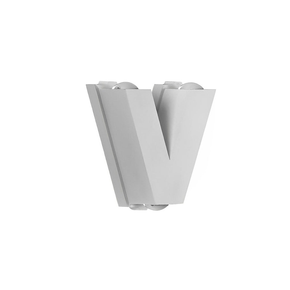 Modern LED Waterproof Outdoor Wall Lamp Creative Letter Shaped N V W Aluminum Garden Sconce