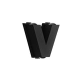 Modern LED Waterproof Outdoor Wall Lamp Creative Letter Shaped N V W Aluminum Garden Sconce