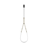Modern Leda Geometric LED Chandelier with Flexible Necklace Design for Dining Room