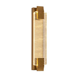 Modern Linear Crystal Bubble LED Wall Sconce with 3 Color Dimming for Bedroom Gold and Black
