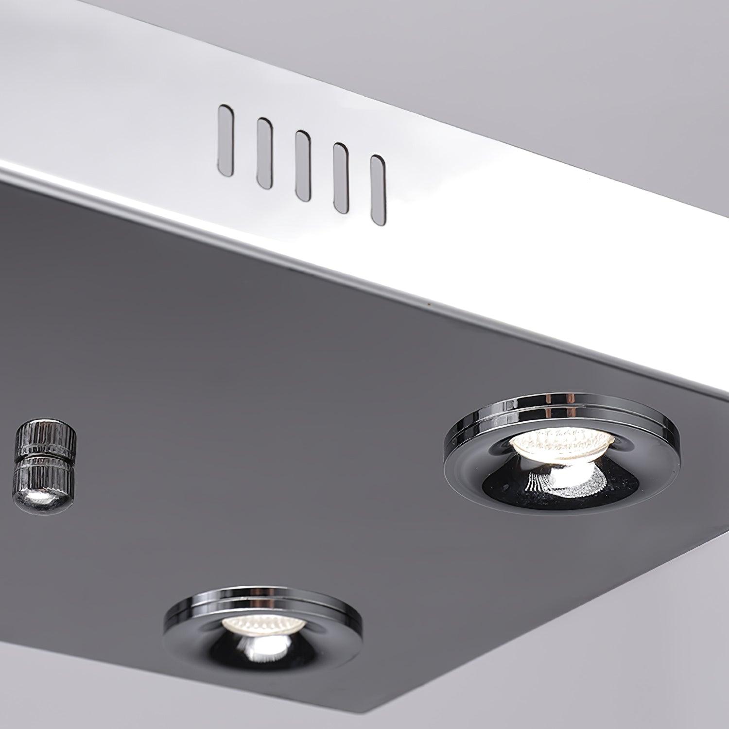 Modern Linear Crystal Chandelier Luxury LED Island Light for Dining Room