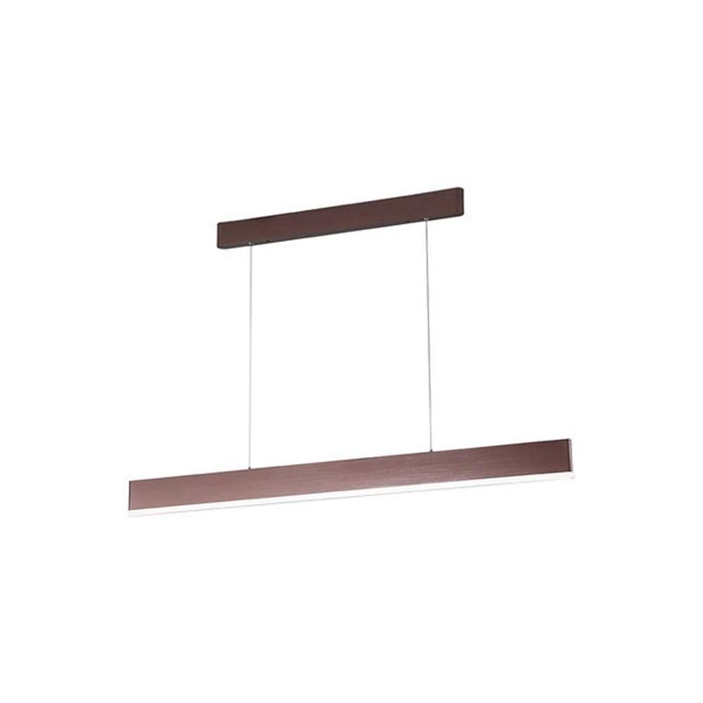 Modern Linear LED Pendant Light Aluminum Minimalist Hanging Fixture for Kitchen Island and Dining Room