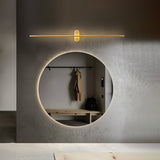 Modern Linear LED Plug In Wall Sconce Minimalist Slim Stick Lamp for Living Room