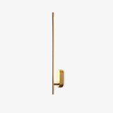 Modern Linear LED Plug In Wall Sconce Minimalist Slim Stick Lamp for Living Room