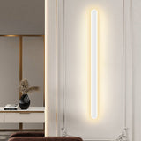Modern Linear LED Strip Wall Lamp 39 Inch Three Color Dimmable Sconce for Bedroom and Living Room