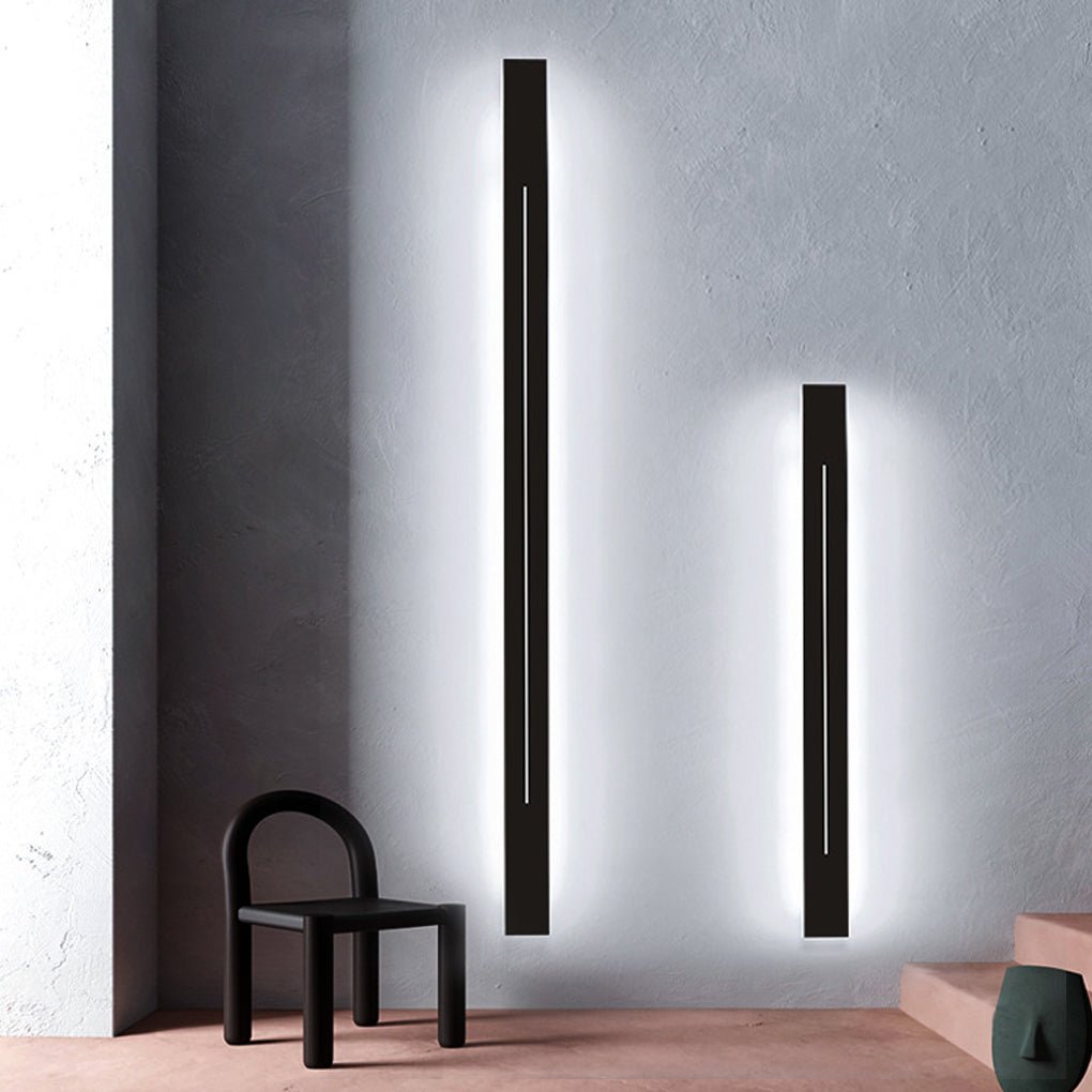 Modern Linear LED Wall Sconce Long Strip Dimmable Lighting for Bedroom Hallway and Living Room