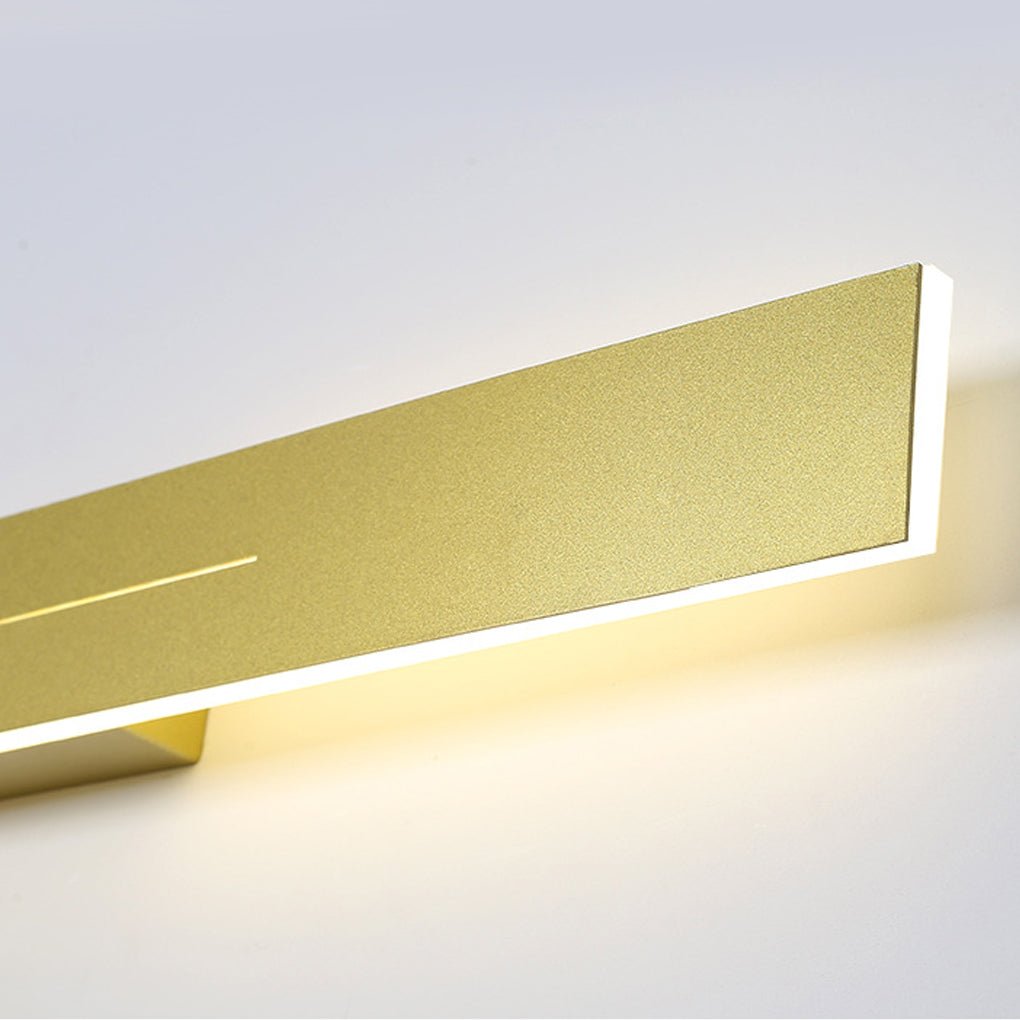 Modern Linear LED Wall Sconce Long Strip Dimmable Lighting for Bedroom Hallway and Living Room