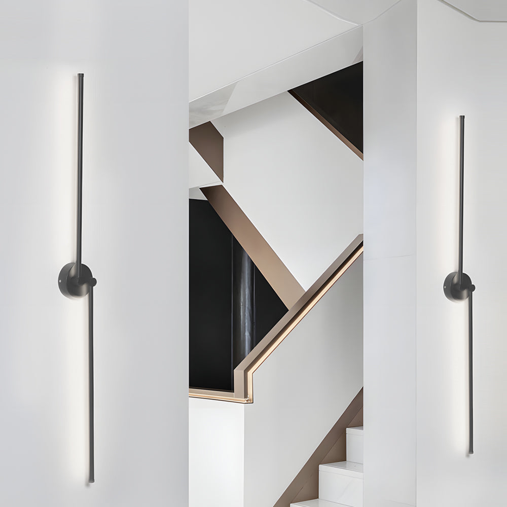 Modern Linear LED Wall Sconce with 270 Degree Rotatable Design for Contemporary Interior Lighting