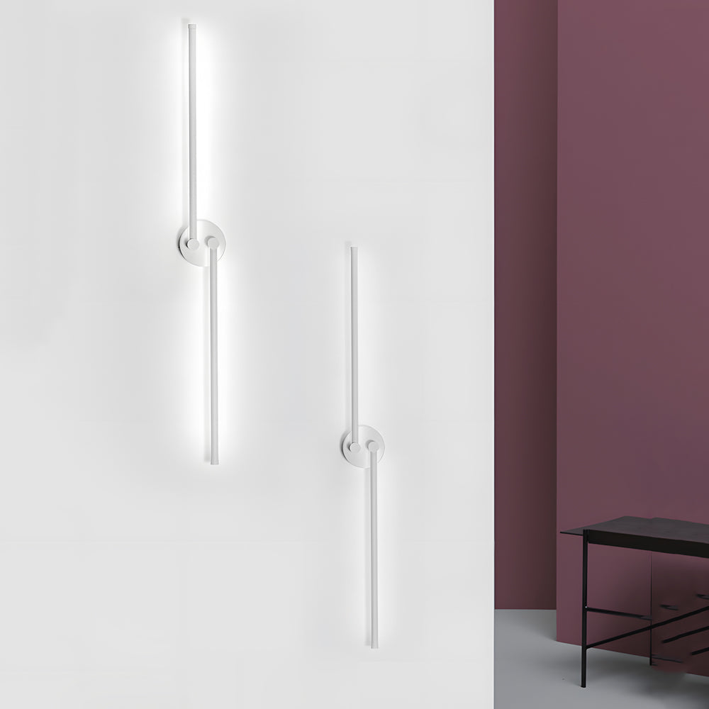 Modern Linear LED Wall Sconce with 270 Degree Rotatable Design for Contemporary Interior Lighting