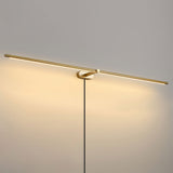 Modern Linear LED Wall Sconce with Plug in Cord Minimalist Vanity Lighting