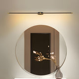 Modern Linear LED Wall Sconce with Plug in Cord Minimalist Vanity Lighting