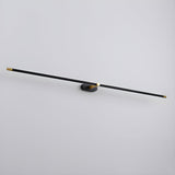 Modern Linear LED Wall Sconce with Plug in Cord Minimalist Vanity Lighting