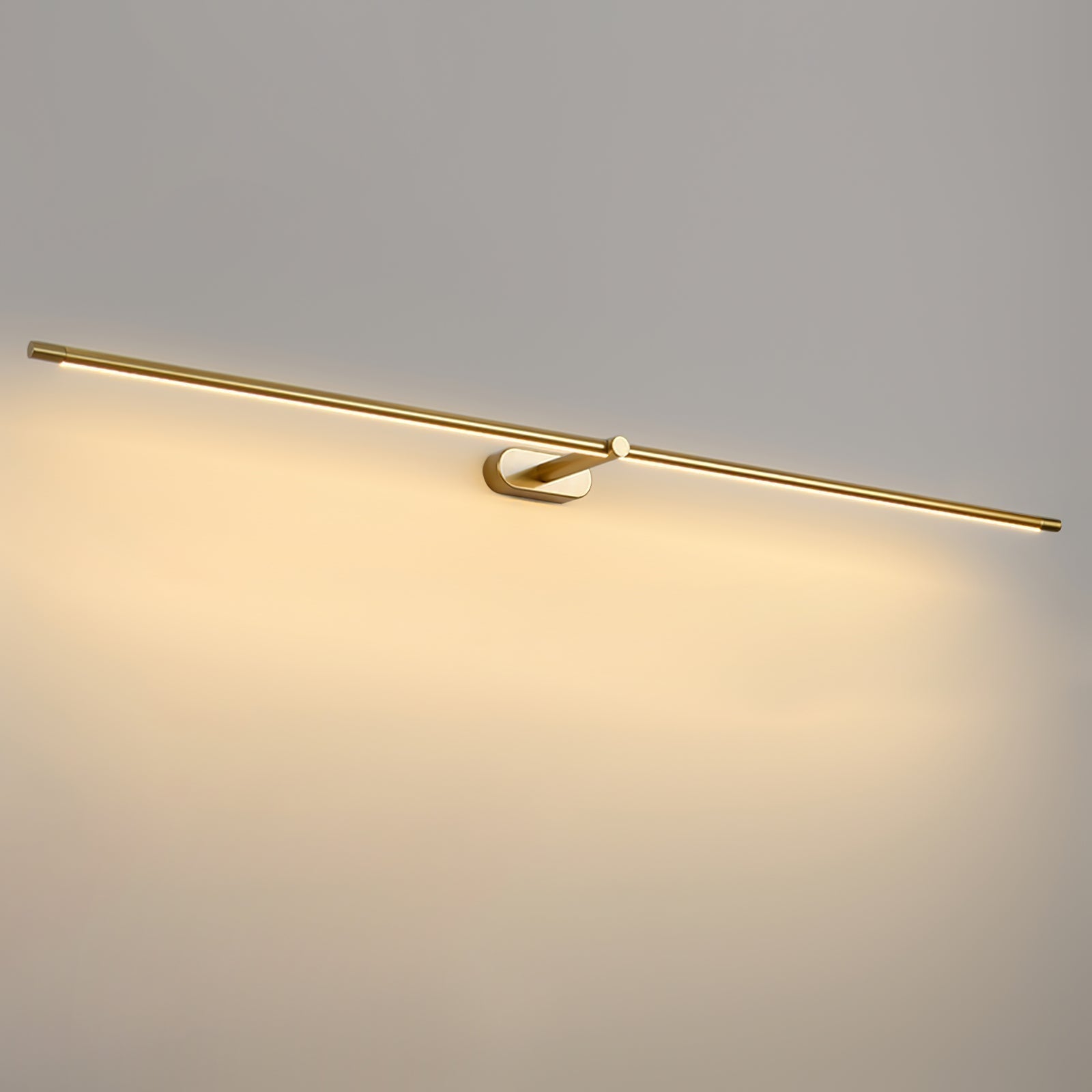 Modern Linear LED Wall Sconce with Plug in Cord Minimalist Vanity Lighting