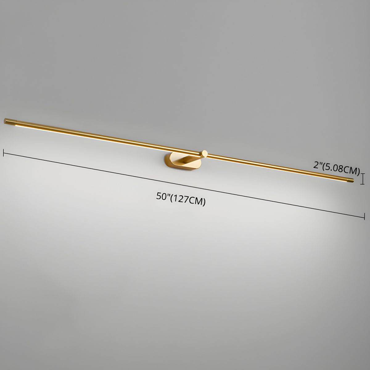 Modern Linear LED Wall Sconce with Plug in Cord Minimalist Vanity Lighting